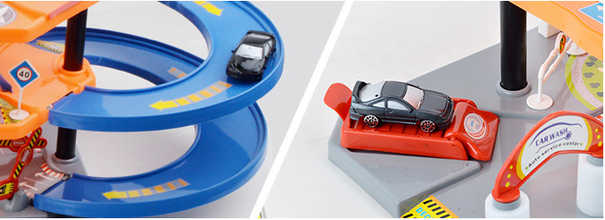 Parking model toys