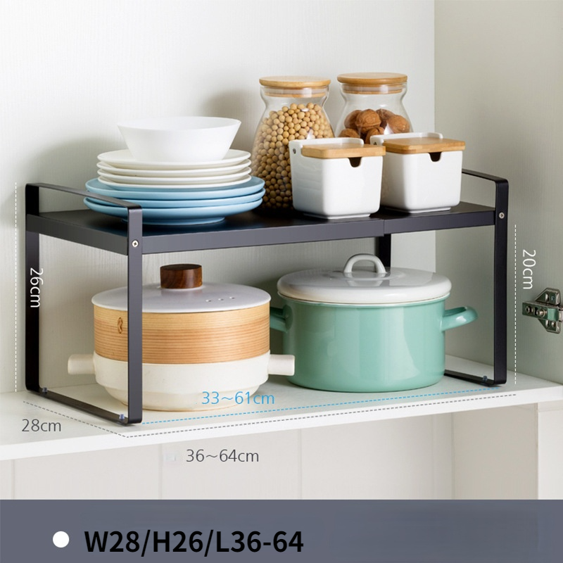 Home Fashion Retractable Kitchen Supplies Rack